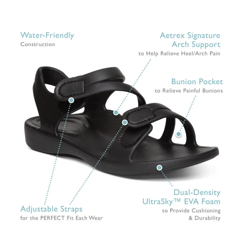 Aetrex Jillian Sport Water Friendly Sandal - Women's - Image 5