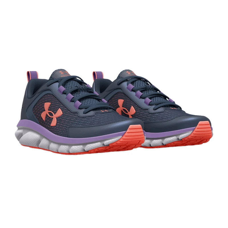 Under Armour Grade School Assert 9 Pearl Running Shoe - Girls' - Image 2
