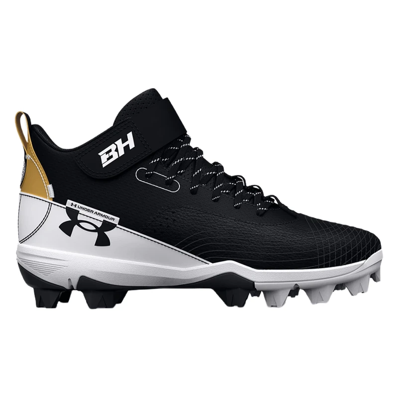 Under Armour Harper 7 Mid RM Baseball Cleat - Boys' - Image 3