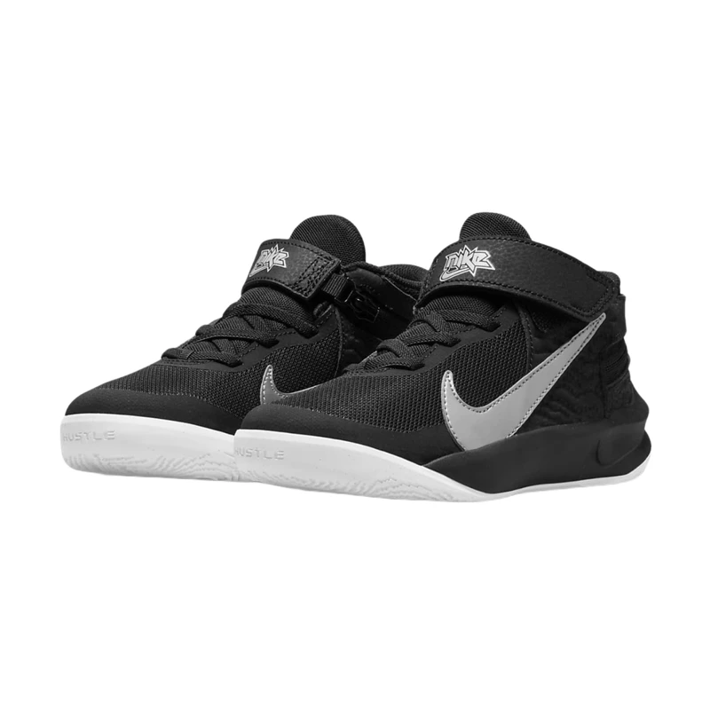 Nike Team Hustle D 10 FlyEase Shoe - Youth - Image 3