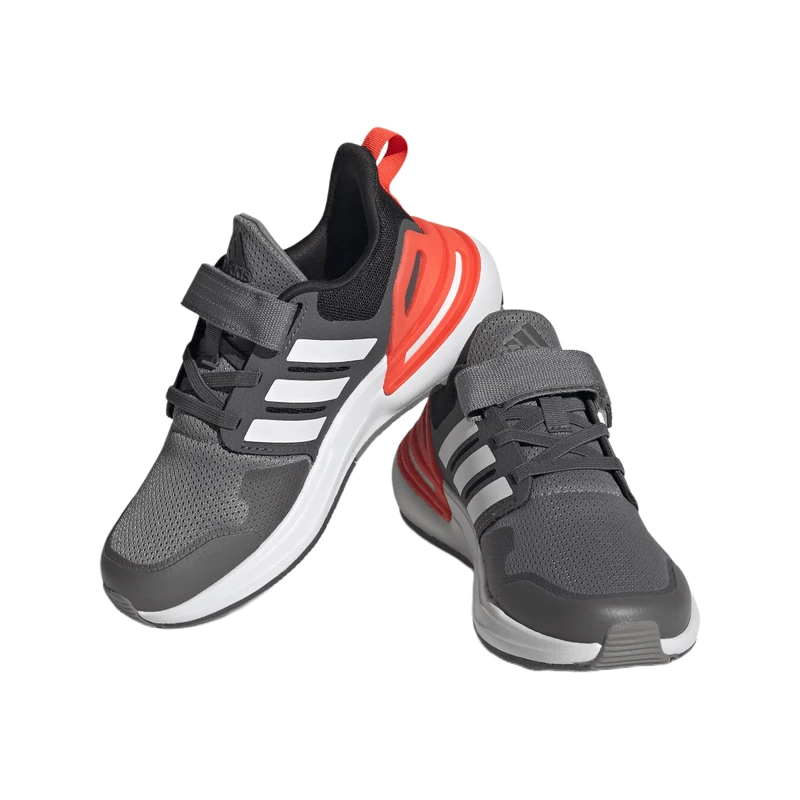 Adidas RapidaSport Bounce Elastic Lace Top Strap Shoe - Youth - Image 4