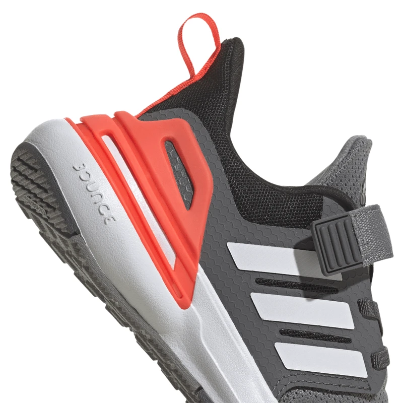 Adidas RapidaSport Bounce Elastic Lace Top Strap Shoe - Youth - Image 6